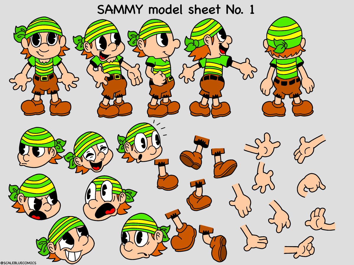 Comicalcartoon's tweet photo. Remake model sheets/new model sheet.✏️ #modelsheet #1930scartoon #rubberhose #indiecomicbook @scalebluecomics https://t.co/Zu4amV1htN