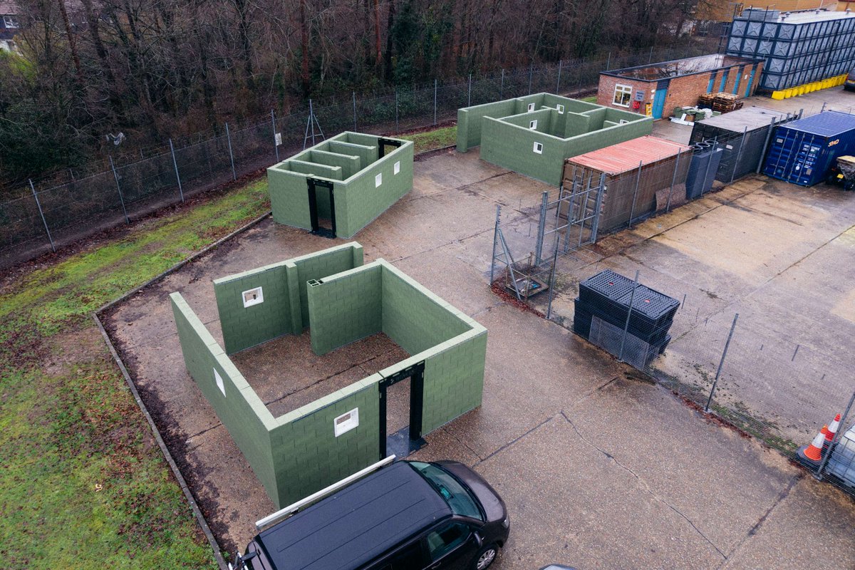 QUICKBLOCK_LTD's tweet photo. 22 Engineer Regiment, British Army, are using the QUICKBLOCK Charlie Kit to create rapidly deployable CQB &amp; FIBUA training environments directly on site. Flexible, reusable, and adaptable modular infrastructure built for modern defence training.

https://t.co/6DZ0oNDnh9 https://t.co/C4tijrmZsx