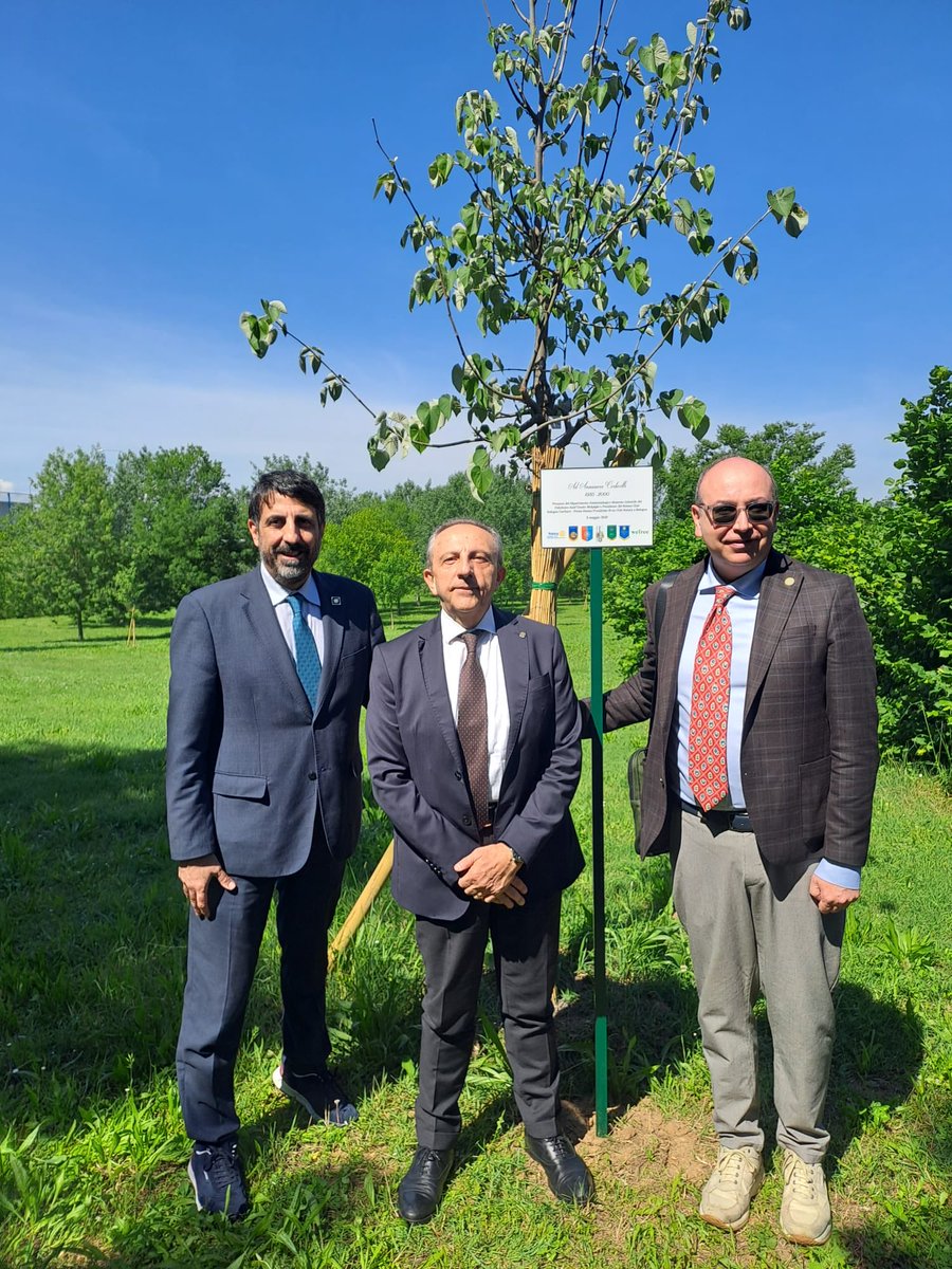 FabriAnsaloni's tweet photo. Service di donazione al Comune di Bologna nel giardino Paul Harris di una pianta di Tiglio in memoria di Annasara Corticelli. #rotary #rotarybolognacarducci #rotarybolognavalledelsavena #rotarybolognaest #rotarybolognanord #rotarybolognagalvani https://t.co/aDNcD43N8P