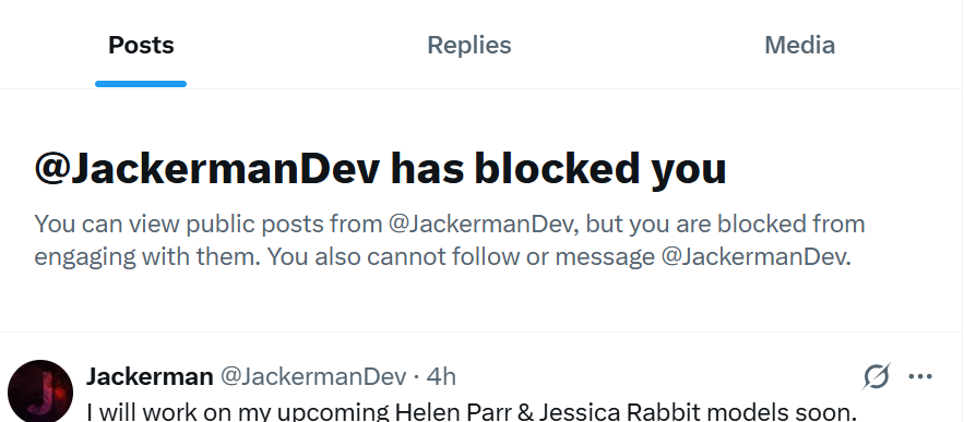 JackermanEra's tweet photo. I was simply expressing my opinion, but @JackermanDev  didn’t take it well. https://t.co/H8xfNaCyPv
