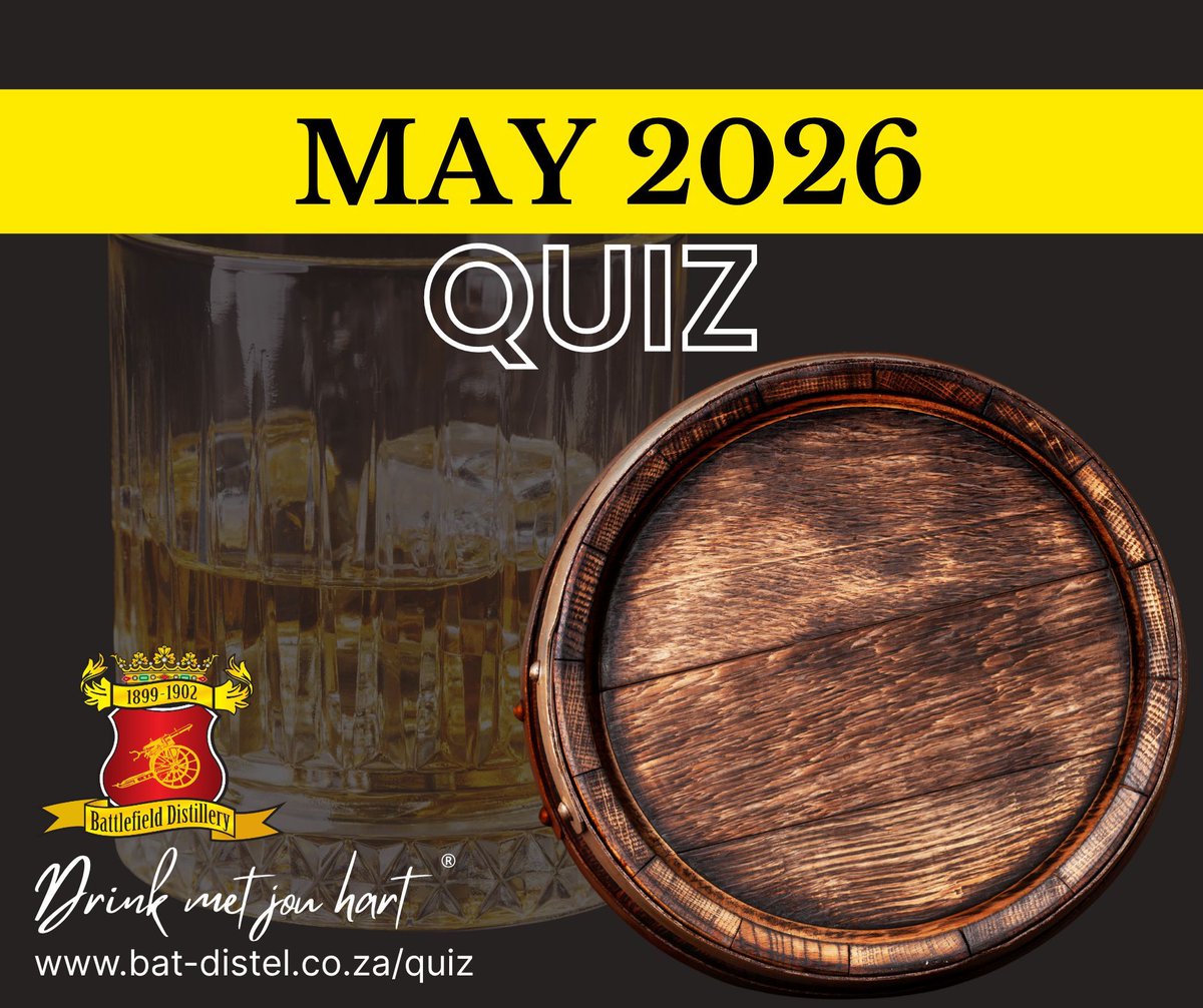 BattlefieldDis2's tweet photo. ⚔️ The May Battlefield™ Distillery Quiz is LIVE!

Stand a chance to win Melktertjie Cream Liqueur™ 🥃

🎯 All answers correct
⚡ First correct entry counts

👉 https://t.co/YYfH7HkNlt

💛 Drink met jou hart™🔞 18+ only

#BattlefieldDistillery #QuizChallenge #Melktertjie https://t.co/AjEp3Ykd8p