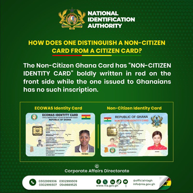 National Identification Authority (NIA), Ghana tweet media