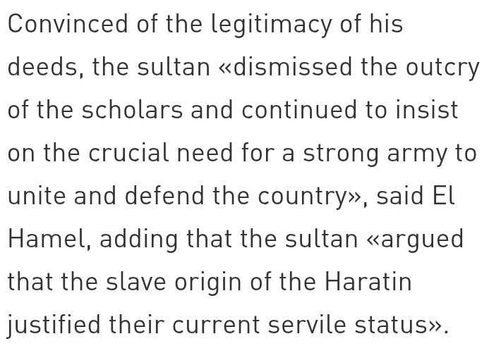 DiadeMartin's tweet photo. @baqoushi "Racializing” Slavery The Controversy of Mawlay Isma‘il’s Project; from Part Two - Black Morocco: The Internal African Diaspora

Autor: Chouki El Hamel 

Hamza Baqoushi @baqoushi : you are a Moorish Movement liar. https://t.co/LNnWx7ADIY