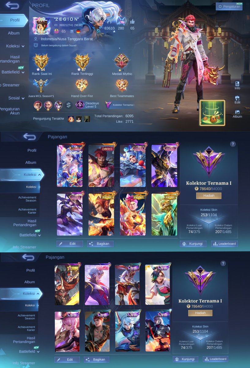 Jarrzzstore's tweet photo. Monsep allkos
Bisa ce in game langsung
Akun hasil beli cod ke tempat kerja first own  ( jadi aman ya)
Layla legend × Granger Exo
Recal ayam 

Op? 470+/pas https://t.co/6kdycUf0FM