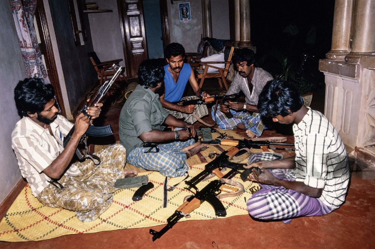 Royalsinghz3's tweet photo. LTTE was the only Organization when Hindus united & fought back against Genocide by Sinhalese Sri Lankans

R&AW covertly provided them arms, monetary funding, military training modern warfare, handling heavy weaponry, explosive devices here in UP & Tamil Nadu

LTTE was trained by us fighting for the rightful cause, they were smart, High IQ, unkillable machines. Good to see TVK Vijay remembering the LTTE Commanders, I don't know why RW accounts are targeting him over this 

But Rajiv Gandhi's ego came in between after a meeting with LTTE Commander, he ordered Indian Army to attack & kill LTTE movement in Sri Lanka, i mean why would we attack an organisation when we initially trained them, Rajiv Gandhi let his ego come in bw, due to which it costed him his life.