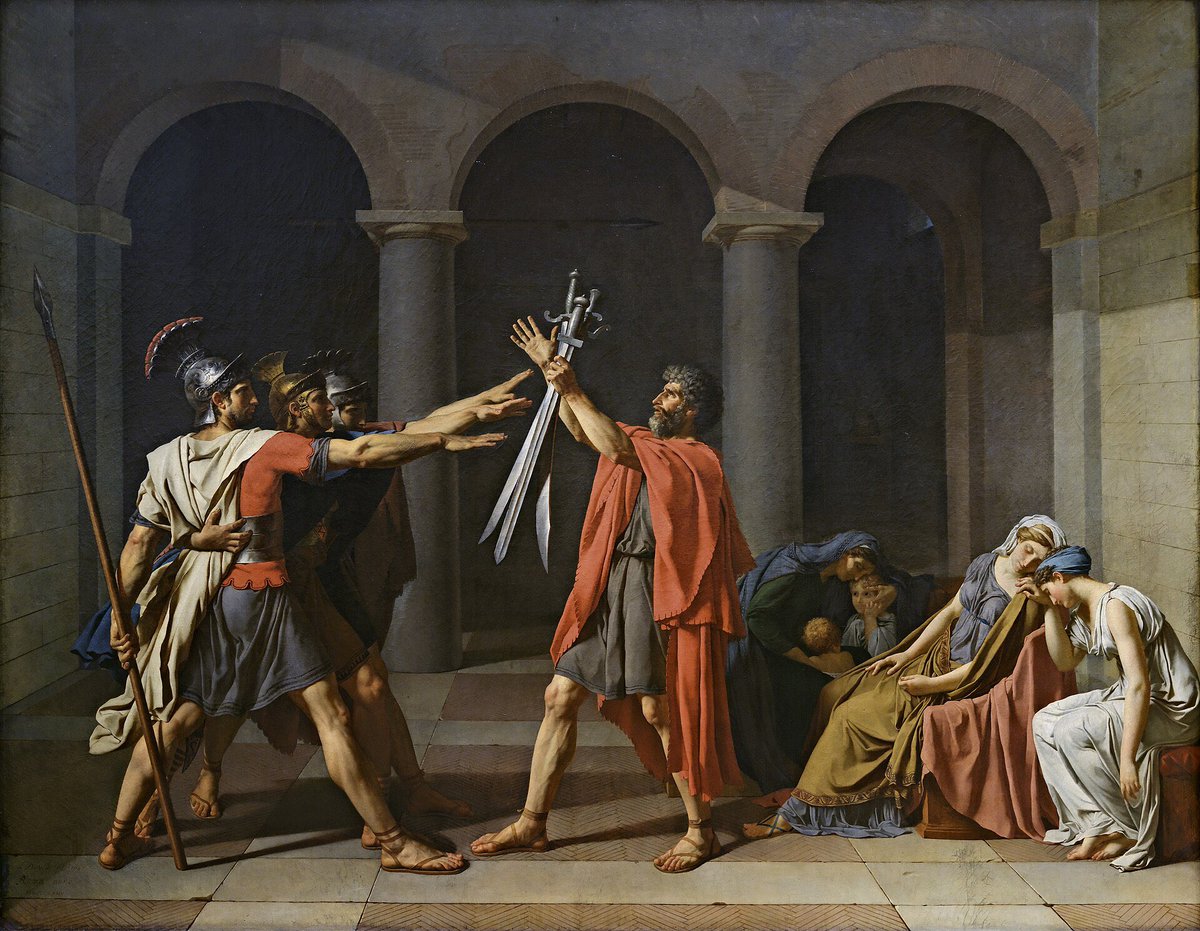 western_lives's tweet photo. You’ve definitely seen a Jacques-Louis David painting before, even if you don’t know his name.

He painted some of the most iconic images in art history. The first image is his self-portrait. https://t.co/6WiS3Hc9Mg