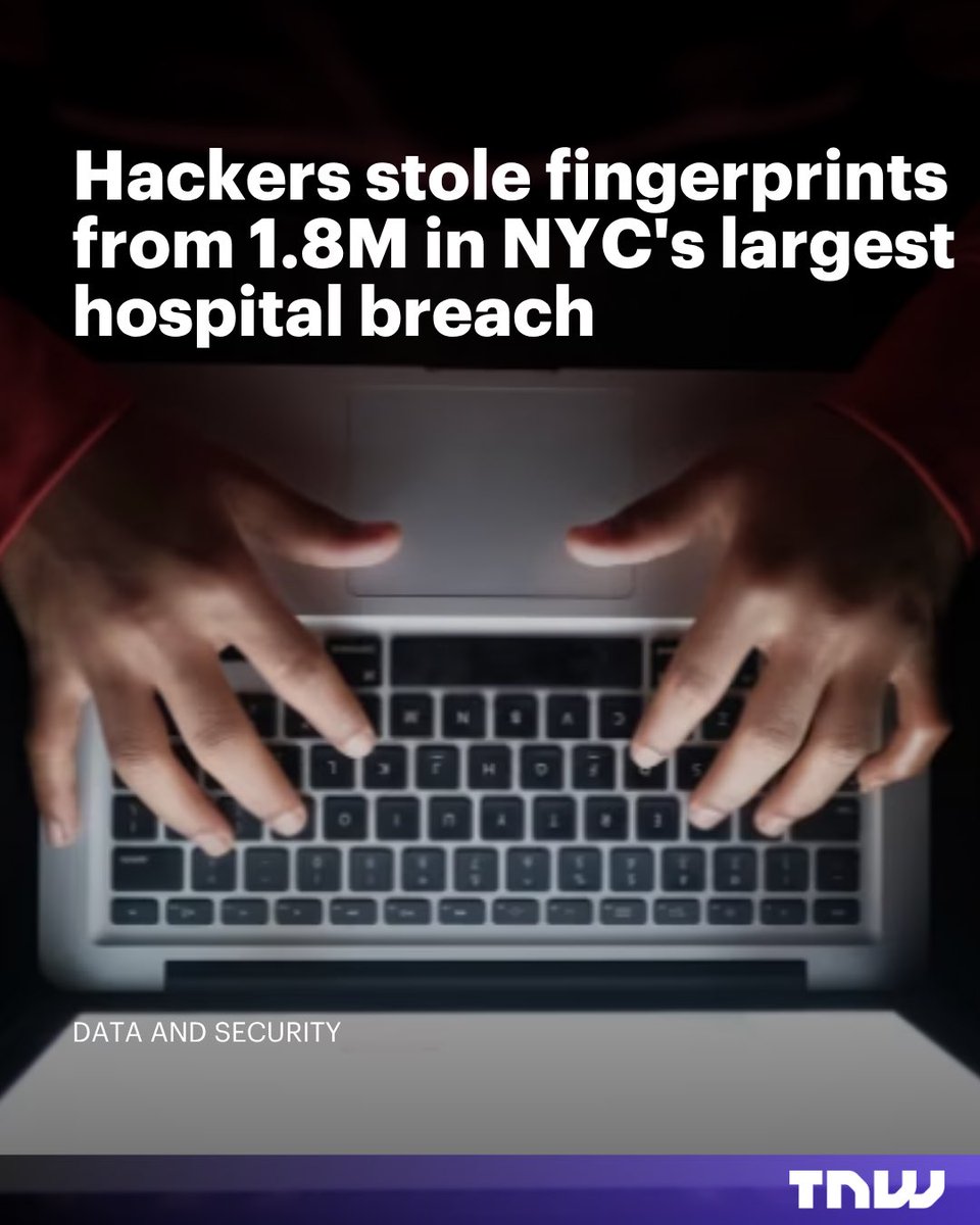 1.8M medical records exposed. Fingerprints stolen with them. A