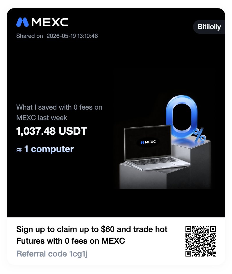 bitoliy_'s tweet photo. Sign up to claim up to $60 and trade hot Futures with 0 fees on MEXC https://t.co/ua0ZHxwKta https://t.co/qXJ4ZuBmnF