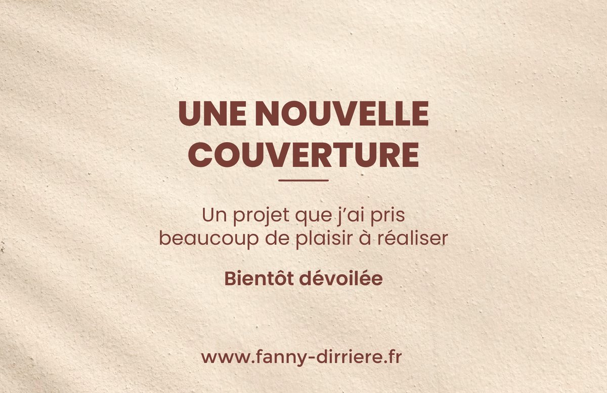 fdirriere's tweet photo. J’ai eu le plaisir de travailler sur un projet de couverture. Le résultat reste encore confidentiel pour le moment, mais j’ai adoré le concevoir ! C’est un plaisir de créer des couvertures (livre, roman, magazine).
📩 Si vous avez un projet, je suis ouverte aux collaborations. https://t.co/RjLfgOBRO8