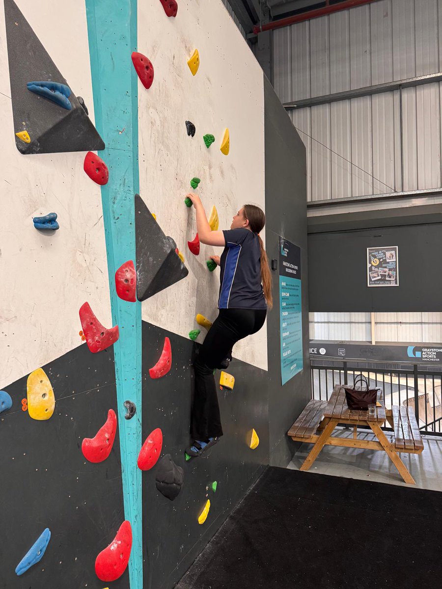 MrsMalleySGC's tweet photo. Having a great time at Graystone’s rock climbing. @MrGSGC https://t.co/GMbh8tVmxN