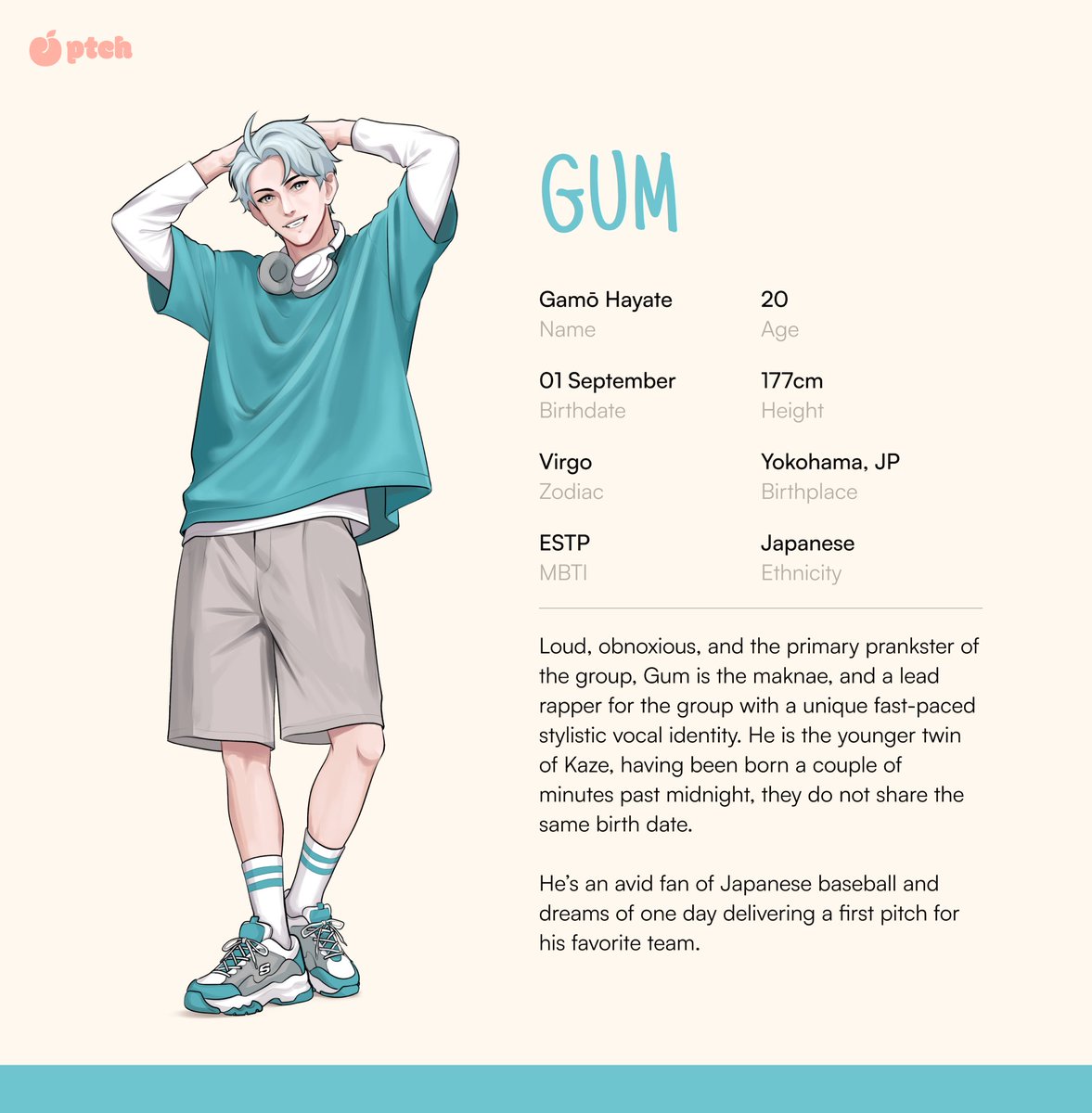 ptch_official's tweet photo. Introducing Gum 🍑 https://t.co/DgU9dmIkVG