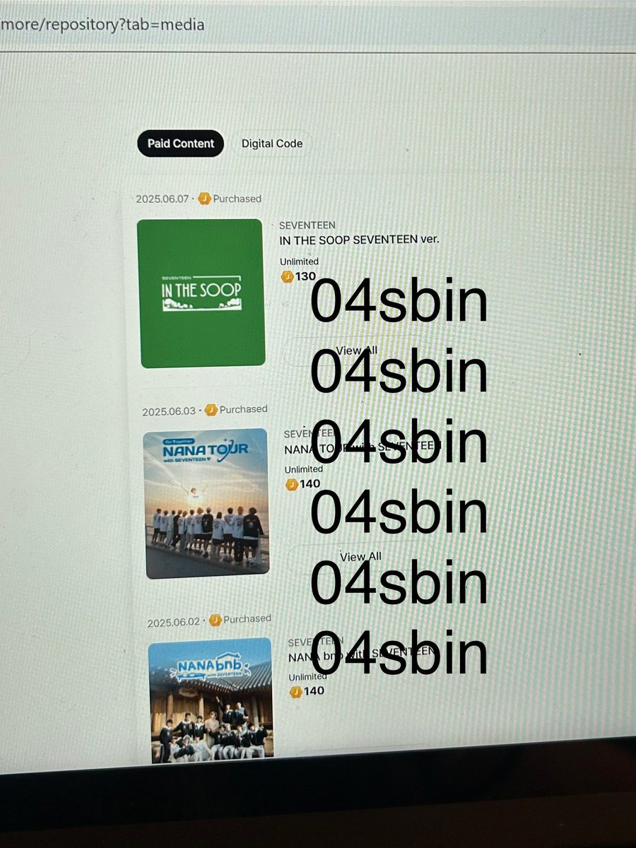 04sbin's tweet photo. wts lfb seventeen svt ph

weverse account with purchased media
- in the soop 1
- nana tour
- nana bnb

will unlink all social media accounts
dm !!

#. vod scoups jeonghan joshua jun hoshi wonwoo woozi dk mingyu the8 seungkwan vernon dino its italy https://t.co/QjeqkaosUi