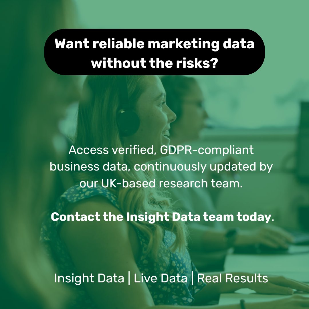 InsightDataLTD's tweet photo. AI-scraped email lists might seem like a quick win - but poor data, GDPR risks, spam complaints, and damaged sender reputation can cost your business far more in the long run.

Want reliable marketing data without the risks? Contact Insight Data's team: https://t.co/oaOn7anKOH https://t.co/tSCFSFmTOV
