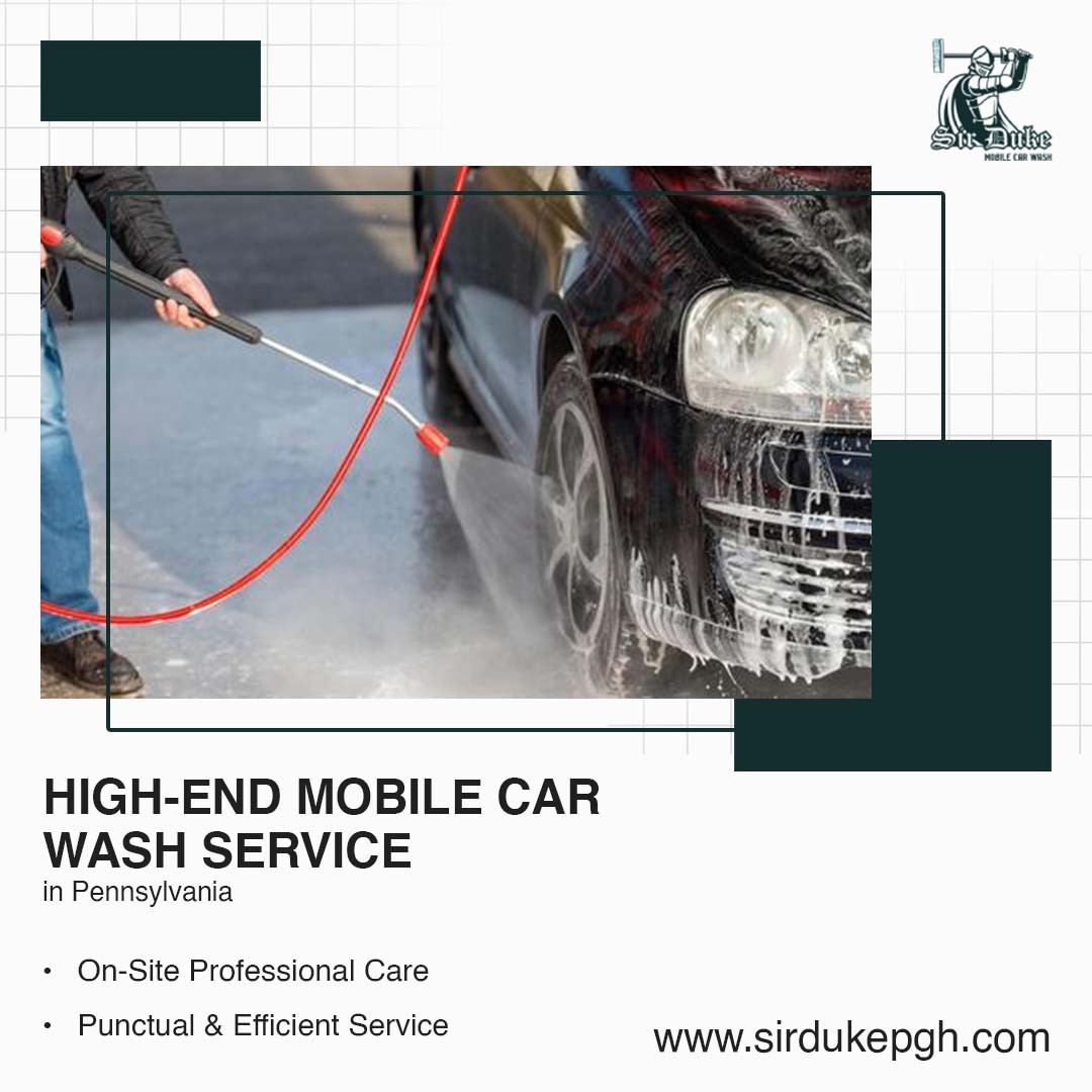 Sir_Duke_LLC's tweet photo. Skip the line and save time. We bring a high-end, eco-conscious cleaning experience directly to your home or office.

Secure your professional mobile wash with Sir Duke: https://t.co/ekbxqQUZhw

#MobileDetailing #PennsylvaniaLife #SirDuke #OnSiteWash #ProfessionalCarCare https://t.co/DEDEdMa9Zj