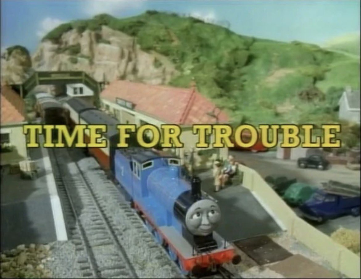Tapped549080's tweet photo. me in a RWS adaptation seeing that a story changed from double header to time for trouble
why did they do this change tho https://t.co/B4aA6sSEFO
