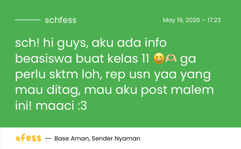 Schoolfess tweet media