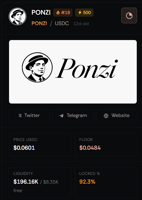 Ponzi | Live on Rise.rich tweet media