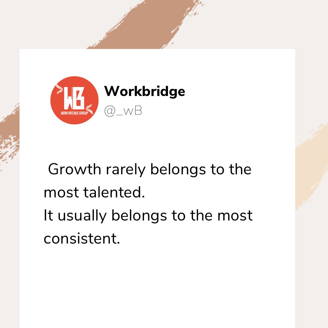 Workbridgehr's tweet photo. 📈 Consistency is often the hidden force behind long-term success.

Keep building. Keep learning. Keep showing up. Your consistency will eventually speak for itself. 🚀

#WorkBridgeGroup #GrowthMindset #Consistency #ProfessionalDevelopment https://t.co/bDvYzvlc5q