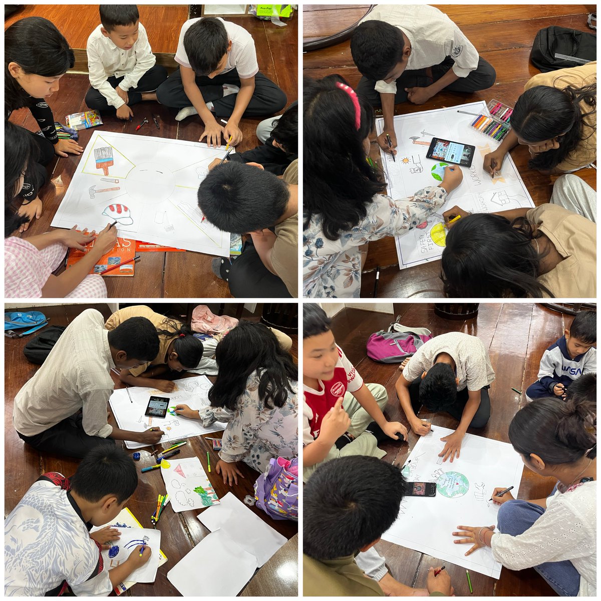 NalcMiao's tweet photo. Sunday activity at @NalcMiao 🇮🇳  

Students participated in a Labour Day Poster Making session and learned about the importance of labour and workers, contribution to our nation through creativity and teamwork. 🎨  

@PemaKhanduBJP @ChownaMeinBJP @pasang_sona @KamlungMosang https://t.co/1lsWAuoYkW