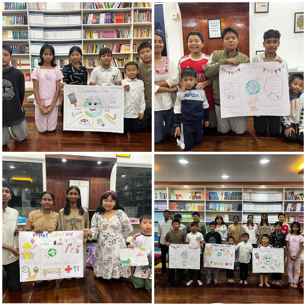 NalcMiao's tweet photo. Sunday activity at @NalcMiao 🇮🇳  

Students participated in a Labour Day Poster Making session and learned about the importance of labour and workers, contribution to our nation through creativity and teamwork. 🎨  

@PemaKhanduBJP @ChownaMeinBJP @pasang_sona @KamlungMosang https://t.co/1lsWAuoYkW