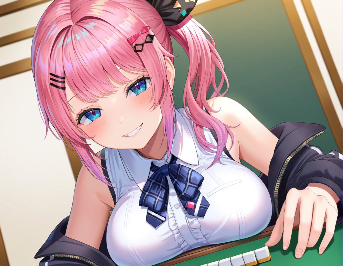amya_mya_'s tweet photo. 今日も麻雀ぼしゅ〜っ🩷
昨日はマゾくん達をおいしぃ〜く…ぱくぱくっ🩷ってしちゃったからぁ〜…🩷🩷
今日はマゾくん達にパク��クされちゃうかも……ね？🩷

#貢ぎマゾ https://t.co/f4phxW60s5