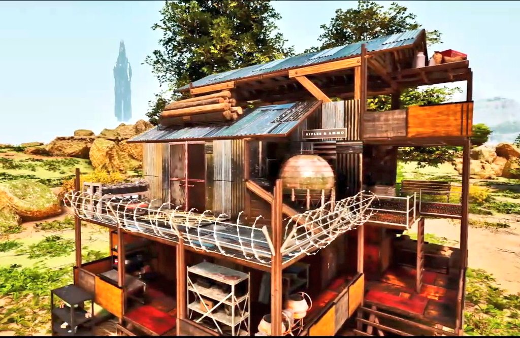 Technosuke2024's tweet photo. 〈建築 : 初期の小屋〉
- How to Build a Starter Base-

・新マップを始める時は
あり得んくらいボロボロのトタン小屋で3畳1間でカカトが斜めになるくらい履き潰した靴履くくらいな拠点
がいいんやろ？

#ARKSURVIVALASCENDED
#ASA #ARK建築　　

-YouTube-
https://t.co/7Qq5wg7xqs https://t.co/YErruENgxn
