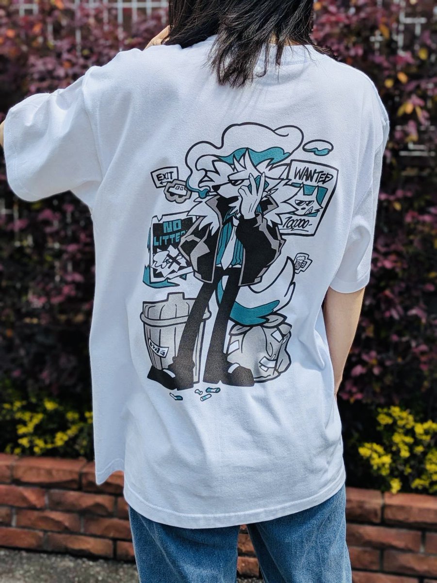 お品書き載せ忘れました こちらのTシャツも再販します！🐺 #デザフェス63