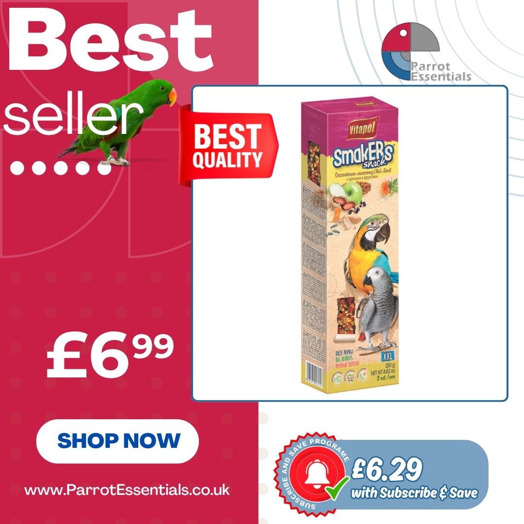 ParrotEssential's tweet photo. Your parrot deserves the best! Check out this bestseller snack mix, on sale now. Perfect for keeping your feathered friend happy and healthy. 🦜✨ Shop Now: https://t.co/qrWCFMcgY9

#ParrotLovers #BirdTreats #ParrotTreats #ParrotNutrition #ParrotTraining https://t.co/kfSaYbHy1V