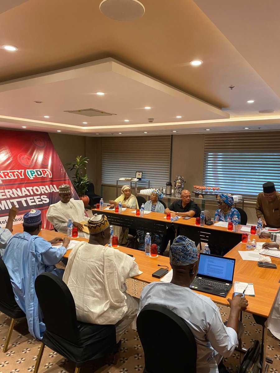 OfficialPDPNig's tweet photo. PDP COMMENCES NATIONWIDE SCREENING OF ASPIRANTS.

Live pictures from the Presidential and Gubernatorial Screening Panels in Abuja.

Today, our great party, the Peoples Democratic Party (PDP), @OfficialPDPNig officially commenced its nationwide screening exercise for all aspirants vying for legislative and executive offices on the party’s platform ahead of the 2027 general elections.

While the screening of senatorial, federal, and state legislative hopefuls is underway across designated centers nationwide, the high-profile screening of presidential and governorship aspirants is taking place at the national level in the Federal Capital Territory (FCT), Abuja.

Below are pictures from the screening center in Abuja.

Join us for more updates on all our official handles.