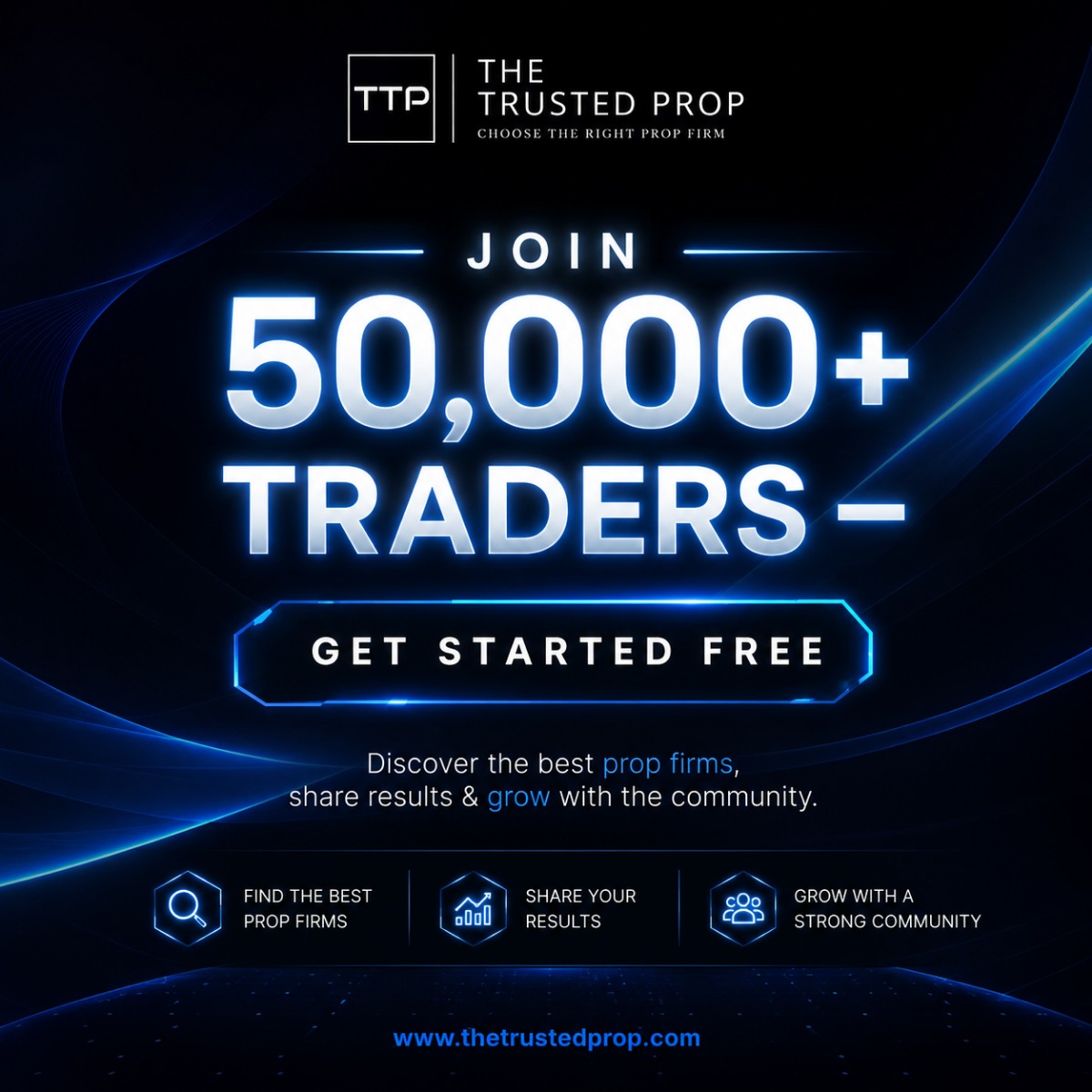 TheTrustedProp's tweet photo. We almost gave up.

4 years of building a prop firm review platform, real reviews, real payout data, real trader feedback.

Not a coupon site. Never was.

We came back. Relaunched. Better than ever.

This is us asking you to try it 💜