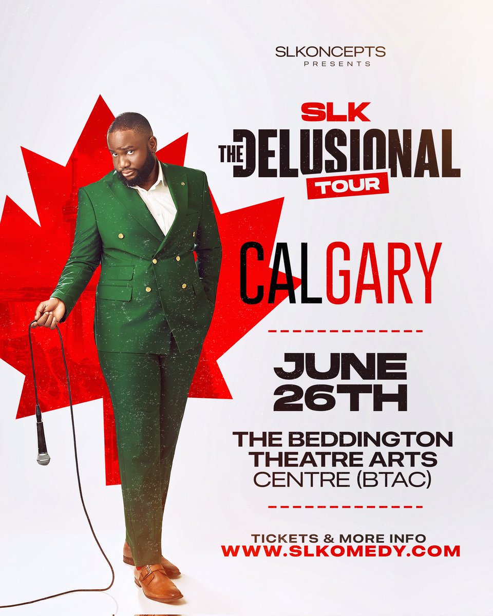 SLKomedy's tweet photo. Calgary!!! This June. GET YOUR TICKETS 🎟 on my website. https://t.co/wlZHnvCsjK https://t.co/QhSbgLPGYK