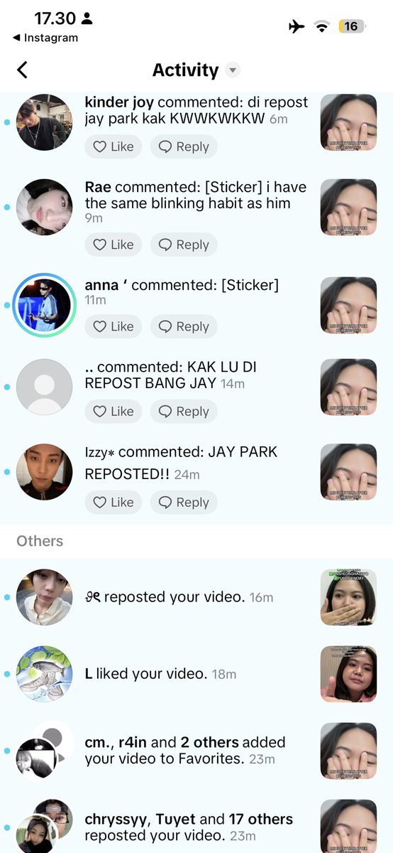 syigmaboi's tweet photo. oh gini rasanya direpost babeh jaypark di tiktok😭😭🧎🏻‍♀️🧎🏻‍♀️👍🏻 #SIAPASANGKA https://t.co/z9WLJtdPH4