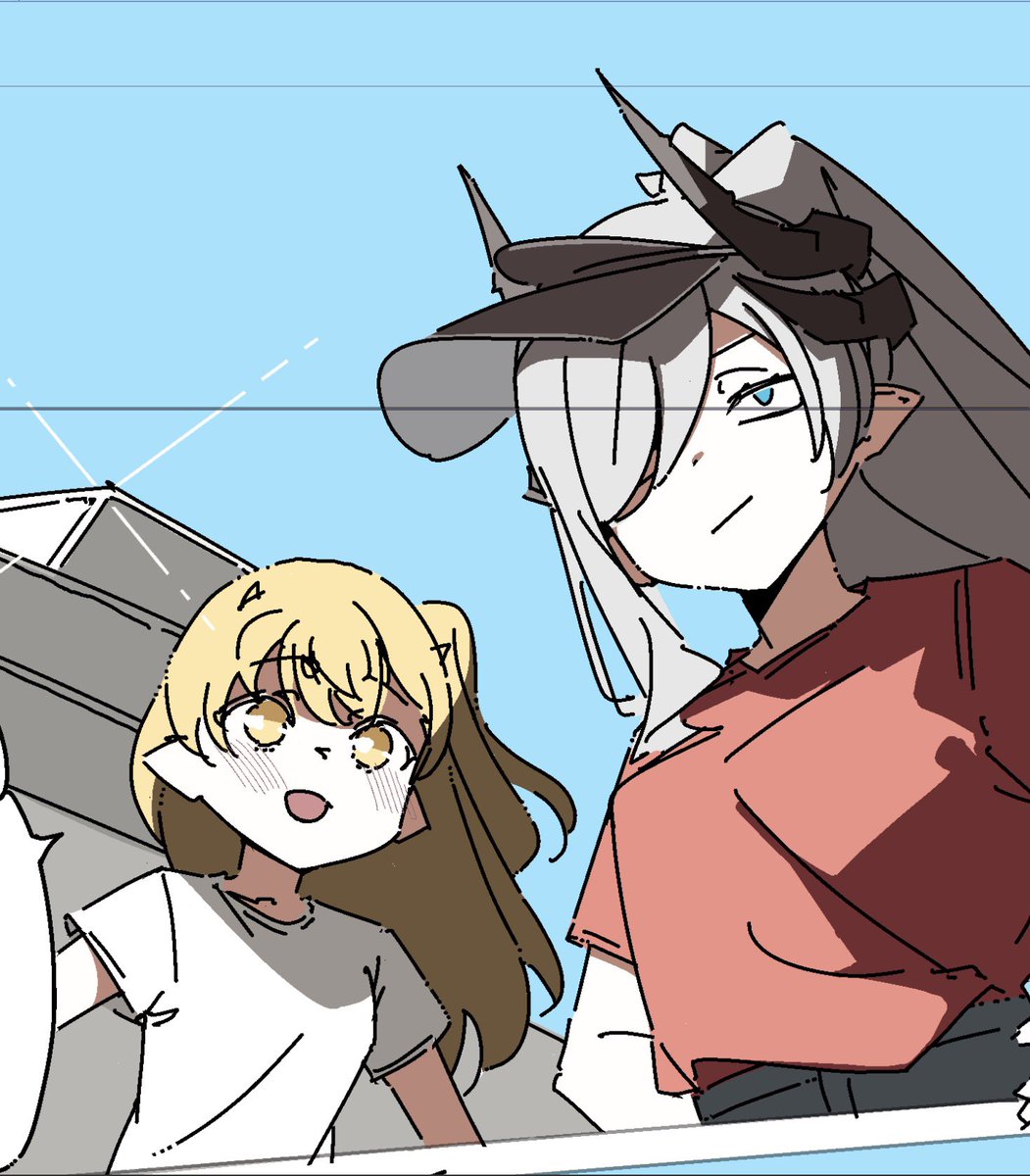 恐れ入ります@お絵描き tweet media