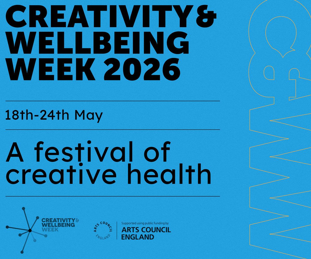 NetwrkWellbeing's tweet photo. 🎨 It's Creativity &amp; Wellbeing Week 2026! This year's theme: #CriticalHope.

Events are happening across the UK all week!

Find what’s on near you → https://t.co/jyFapsvj66

#CreativityAndWellbeingWeek https://t.co/XTQXYdRyIj
