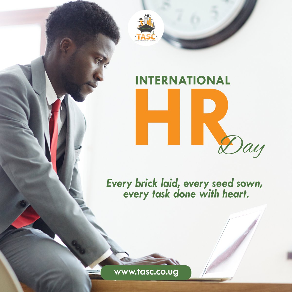 TASC_UG's tweet photo. Quietly solving problems nobody else sees. Connecting the right people to the right opportunities. 

That's HR every day, not just today. 

Happy #InternationalHRDay 

#EmpowerPeopleLeadChange #TASC https://t.co/g2dE9CupKM