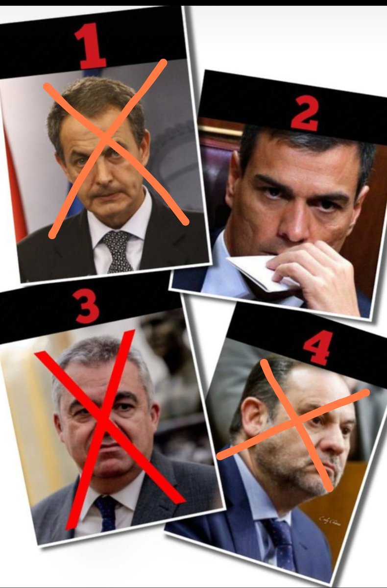 GuillermoRocaf1's tweet photo. #PsoeOrganizaciónCriminal 👇🎯
Zapatero ha caído 💪👌
@sanchezcastejon TIC TAC TIC TAC .... https://t.co/5QaZWAoMoj