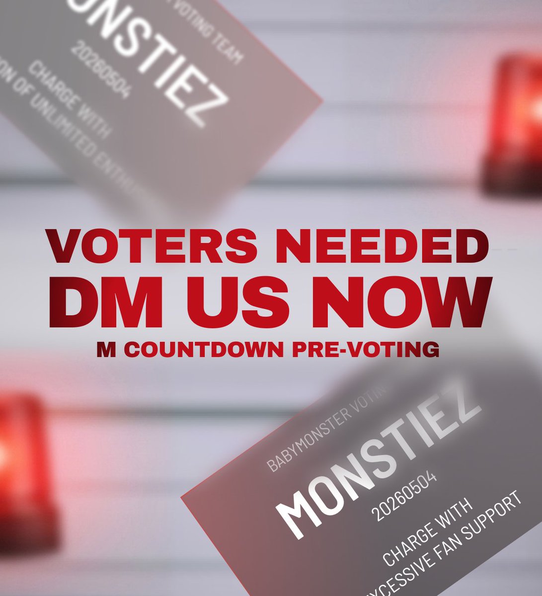 BABYMONSTER Voting Team tweet media