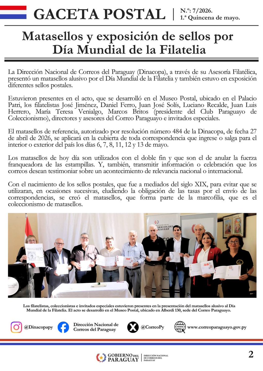 Correo Paraguayo tweet media