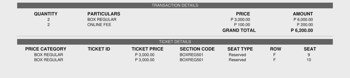 e_mauve's tweet photo. @joshyhongs Hello! I have two unclaimed BOXREG tickets po! https://t.co/p1Zjgyteao