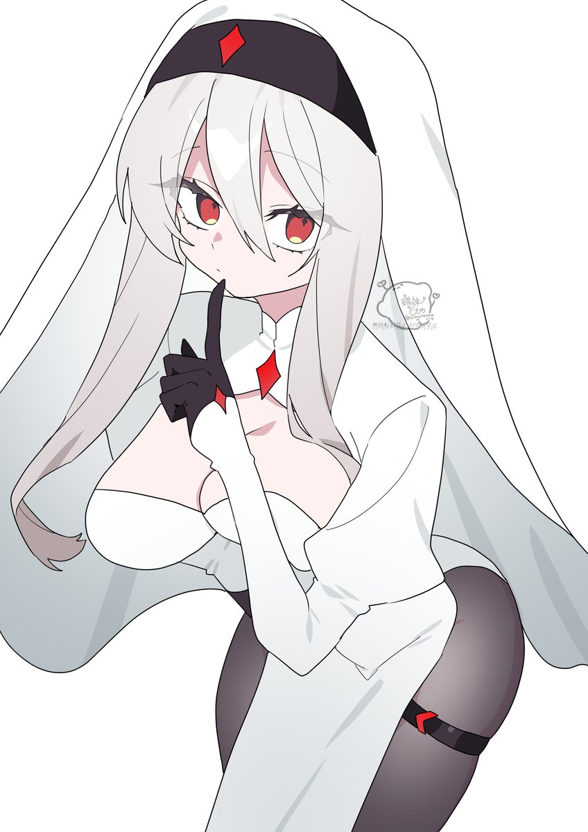 白シスターまっひ 