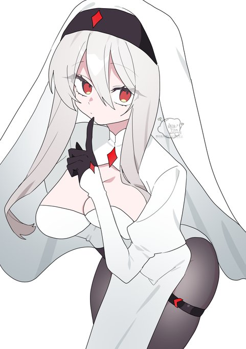 白シスターまっひ 