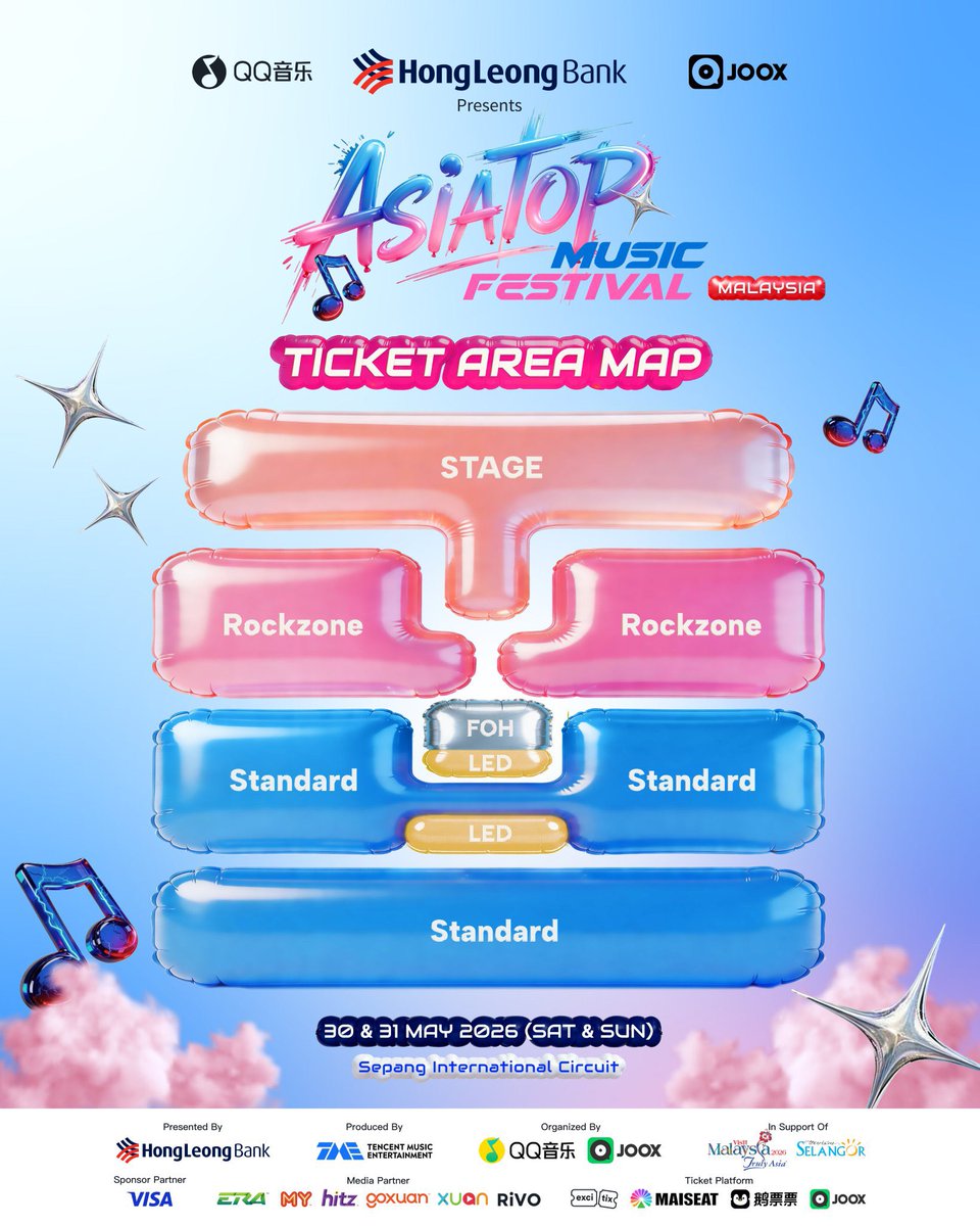 _Lee_wang_'s tweet photo. WTS  
Asia Top Music Festival  In Kuala Lumpur 
📍Sepang International Circuit 
🗓️30&amp;31st May

Rockzone
STANDARD 

—intrested buyers dm📥
#ASIATOPMUSICFESTIVAL #CxMinKL #DAESUNGinKL #CRAVITYinKL #NMIXXinKL  #STAYCinKL #TWSinKL #WINNERinKL https://t.co/ENEJLiyboa