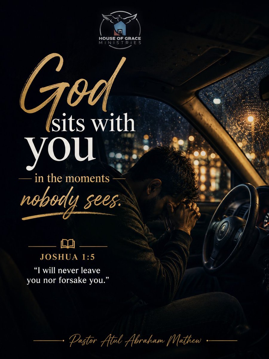 atulabraham3's tweet photo. Some battles are fought in silence.
Some prayers are whispered through tears nobody else can understand.

But even in the hidden moment GOD stays. 
He listens, He strengthens &amp; He covers.

“I will never leave you nor forsake you.”  Joshua 1:5 https://t.co/k8Odf2zICj