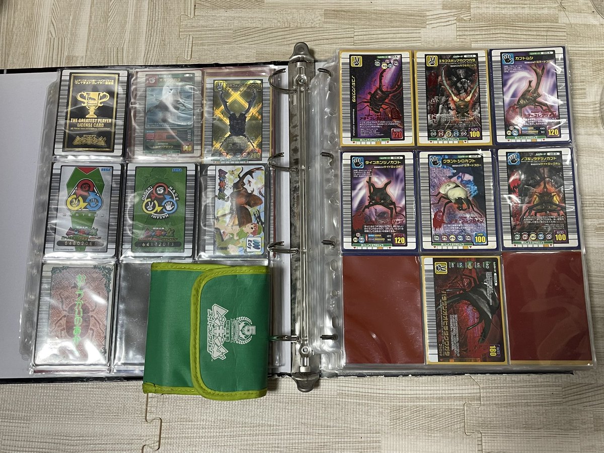 自分もムシキングカードを所有していて、現在もカードを集め続けてい