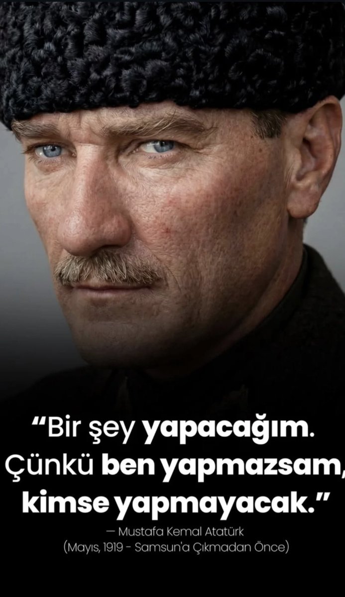 esradogu's tweet photo. Bugün her yer Ata'mla dolu. Mükemmel bir gün. Teşekkürler Atam cesaretin için #Atatürk #19Mayıs https://t.co/gzmrhyBl2f