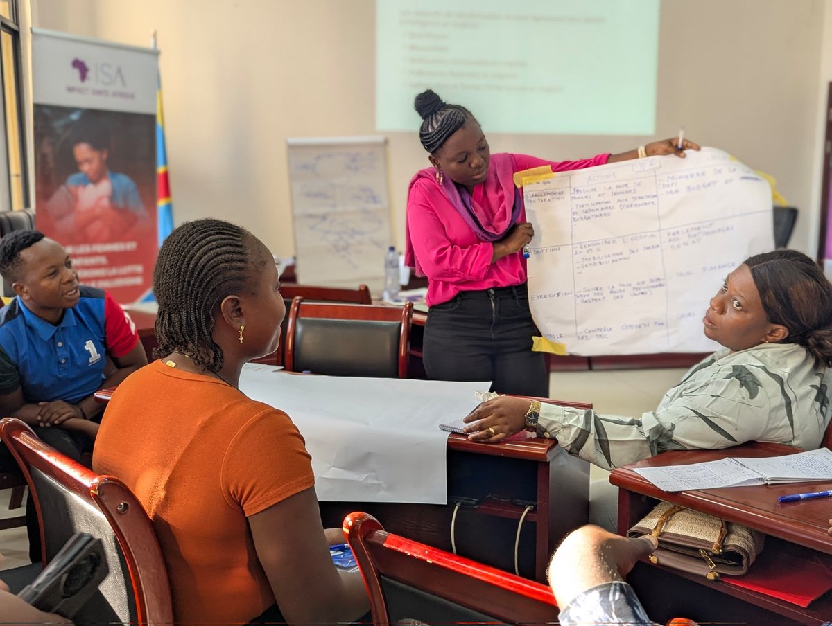 RDC_IYAFP's tweet photo. Les #OSC de mise en oeuvre du projet #VE_PALU à kinshasa ont pris part du 13 au 15 Mai 2026 à l'atelier de formation sur le plaidoyer pour la mobilsation des ressources domestiques organisé par @impactSanteAfrique avec l'appui financier de @CS4MEglobal . https://t.co/lTLAJ6Um1M
