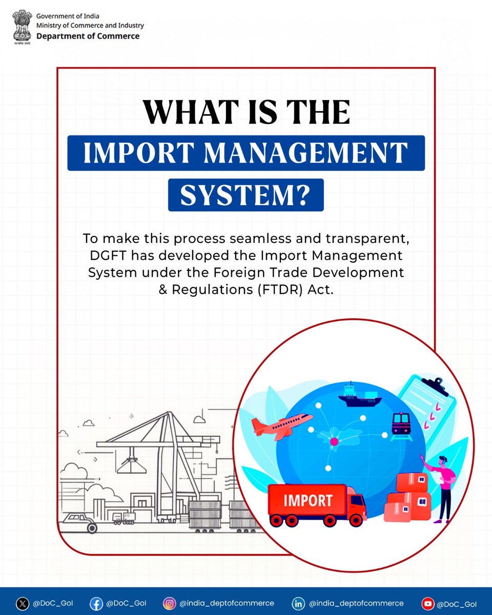 The Import Management System by the Directorate General of Foreign ...