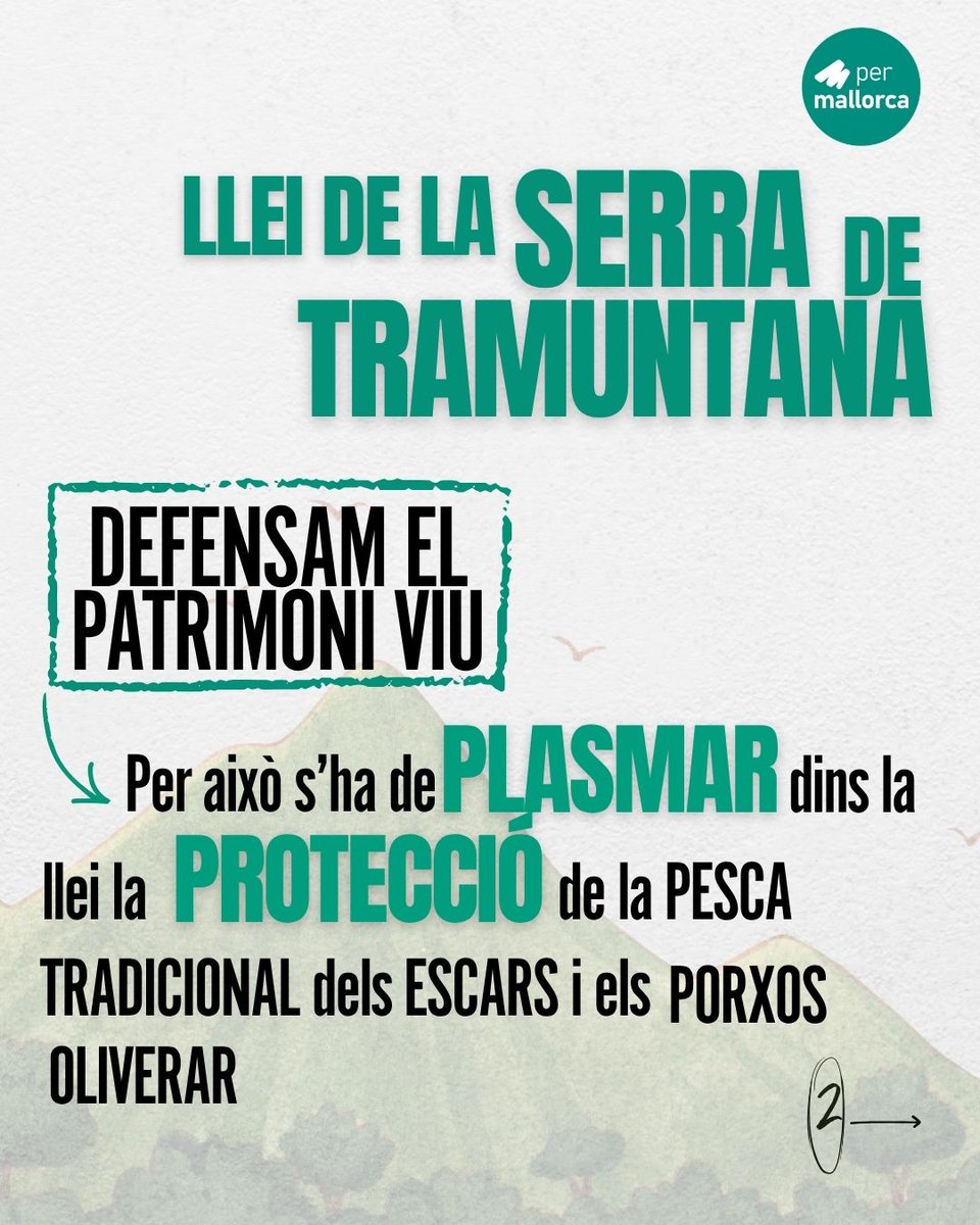 cPerMallorca's tweet photo. Coalició PER MALLORCA reclama una llei de la Serra que no expulsi els mallorquins

Protegir la Serra és equilibri entre l'activitat econòmica i la preservació del medi ambient. https://t.co/0MAYH7Pou0