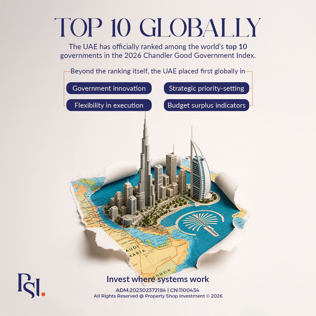 psinv's tweet photo. The UAE just ranked among the world’s top 10 governments globally.

But the bigger story?
#1 in innovation.
#1 in strategic priority-setting.
#1 in execution flexibility.
This is why capital keeps flowing into the UAE. 🇦🇪📈

#UAE #Dubai #AbuDhabi #Investing #RealEstate https://t.co/E3XIIsWmzW