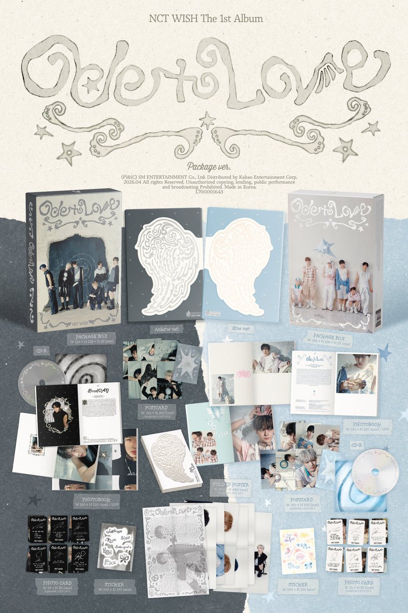 gobyyala's tweet photo. OPEN PO ALBUM NCT WISH - ODE TO LOVE

𖥻 package set (2 album) ▸ 395k dp 290k
𖥻 jewel set (7 album) ▸ 235k dp 170k

✅ est bersih ina
🚤 sea cargo
❌ adm &amp; pack https://t.co/07YTx85qM7